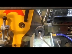 JSSCD-90NC/X CNC High Speed Circular Saw Machine(Angled-Push)Cutting demonstration