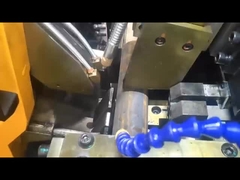 JSSCD-100NC/X CNC High Speed Circular Saw Machine(Angled-Push) cutting demo