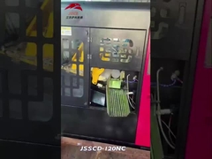 JSSCD-120NC/X CNC High Speed Circular Saw Machine(Angled-Push)cutting demo